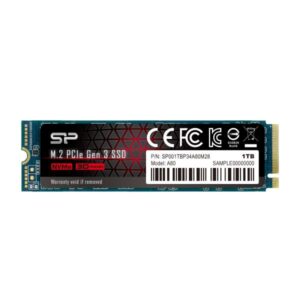 Silicon Power P34A80 1,02 TB M.2 PCI Express 3.0 NVMe SLC (SILICON POWER P34A80 - 1TB - PCI Expre)