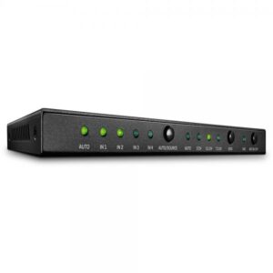 Lindy 38249 conmutador de vídeo HDMI (4 Port Hdmi 2.0 18G Switch - With Audio - Warranty: 24M)