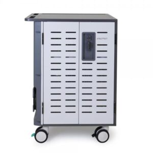 Ergotron DM40-2009-3 portable device management cart& cabinet Libera installazione Argento (ZIP40 CHARGING CART UK/IE/SNG/HK/MY)