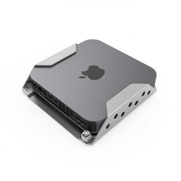 Compulocks Mac Mini Security Mount Argento Alluminio 1 pz (Compulocks Mac Mini Security Mount with Keyed Cable Lock - System security kit - silver - for Apple Mac mini)