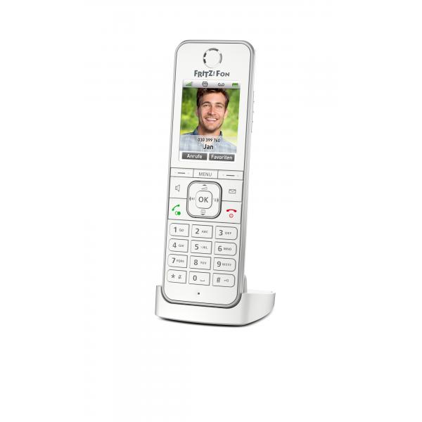 FRITZ!Fon C6 Telefono DECT Identificatore di chiamata Bianco (FRITZ FON C6 - DE FACHHANDEL) - Versione Tedesca