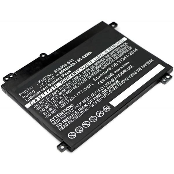 CoreParts MBXHP-BA0142 ricambio per laptop Batteria (Laptop Battery for HP 35.42Wh - Li-ion 7.7V 4600mAh Black - 35Wh Li-ion 7.7V 4600mAh Black, Pavilion 11M, Pavilion 11M-AD000, Pavilion - Warranty: 12M)