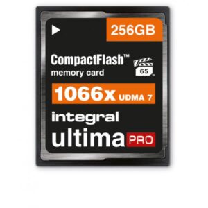 Integral INCF256G1066X memoria flash 256 GB CFast (256GB COMPACT FLASH MEMORY CARD CF UDMA 7 VPG-65 UP TO R-160 W-140 1066X INTEGRAL)