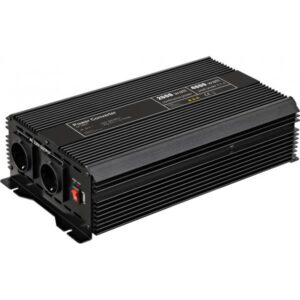 Goobay 58891 adattatore e invertitore Universale 2000 W Nero (wentronic - DC til AC inverter)