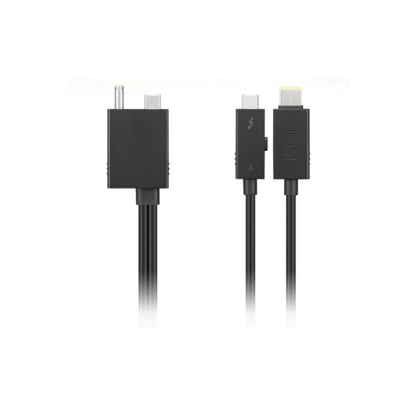 Lenovo 4X90U90616 adattatore grafico USB Nero (ThinkPad Thunderbolt3 WS Cable - **New Retail** - Warranty: 12M)