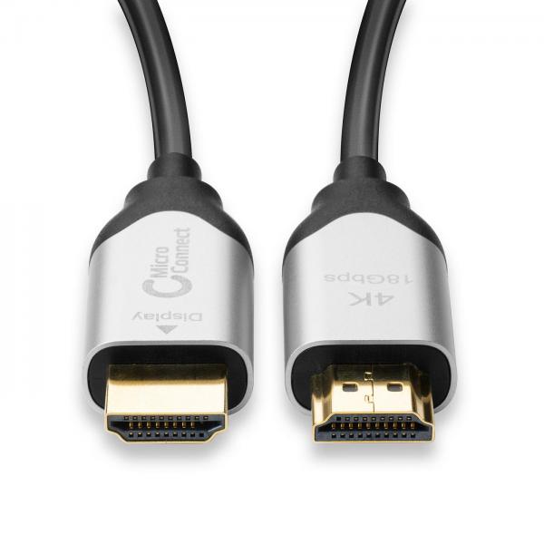 Microconnect HDM191910V2.0OP cavo HDMI 10 m HDMI tipo A [Standard] Nero (Premium High Speed Active - Optic HDMI 2.0 Cable 10m HDMI - 2.0 4K 60Hz, 18Gbps Support: YUV4:4:4, EDID/HDCP2.2/HDR/ARC - Warranty: 300M)