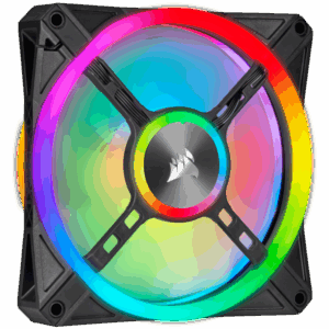 Corsair iCUE QL140 RGB Case per computer Ventilatore 14 cm Nero, Grigio (CORSAIR ICUE QL140 RGB 140MM 2PK)