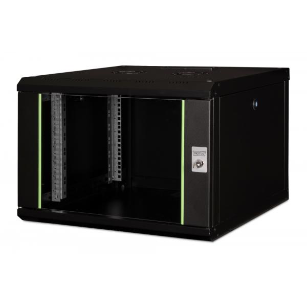 Digitus Alloggiamento a parete serie Unique - 600x600 mm [L x P] (WALL MOUNTING CABINET 600X600MM - 7U UNIQUE 420X600X600 MM BLACK)