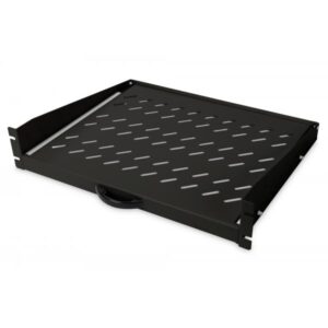 Digitus Ripiani estensibili per installazione fissa sulla parte anteriore delle guide profialte da 483 mm [19] (EXTENDIBLE SHELF FIXED MOUNTING - 2U 450MM DEPTH UP TO 30KG BLACK)