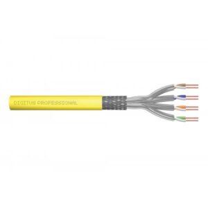 Digitus Cavo di installazione Cat.7A S/FTP, 100 m, simplex, Dca-s1a d1 a1 (DIGITUS Professional bulkkabel - 100 m)