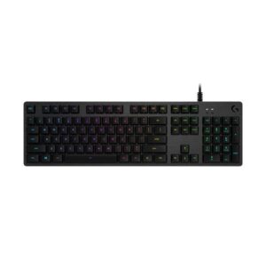 Logitech Gaming G512 - Tastiera - retrolilluminato - USB - QWERTY - Spagnola - interruttore: GX Brown Tactile - carbonio