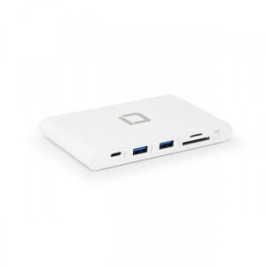 DICOTA D31729 replicatore di porte e docking station per laptop Bianco (USB-C PORTABLE DOCKING - 9-IN-1 WITH HDMI)