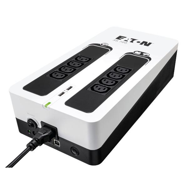 Eaton 3S700I gruppo di continuità [UPS] Standby [Offline] 0,7 kVA 420 W 8 presa[e] AC (EATON 3S 700 IEC - LINE PRISES IEC PORT USB)