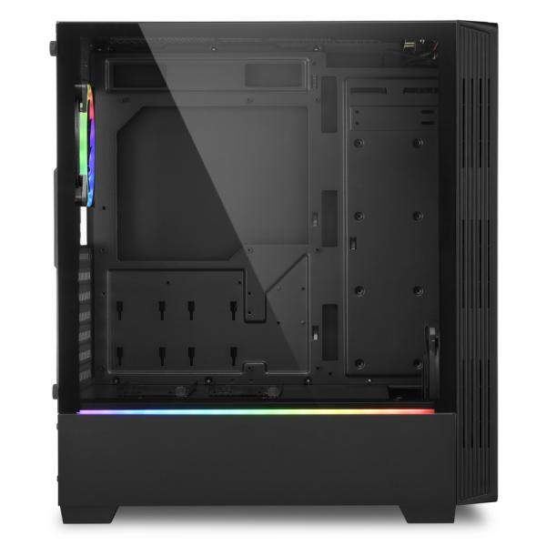 Sharkoon RGB LIT 200 Midi Tower Nero (Sharkoon RGB LIT 200 - tower - ATX)
