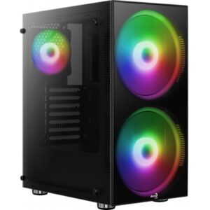 Aerocool Python Midi Tower Nero (AeroCool Python - Tempered Glass Editi)