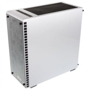 Kolink OBSERVATORY WHITE Midi Tower Nero, Bianco (Kolink Observatory Midi Tower RGB Gaming Case - White Tempered Glass Window)