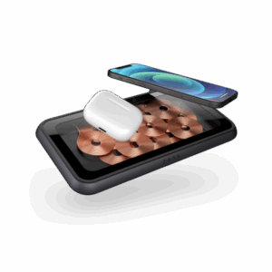 ZENS ZEDC09G/00 Caricabatterie per dispositivi mobili Universale Nero, Rame USB Carica wireless Interno (Zens Liberty Series Glass Edition 16-S)