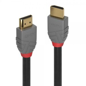 Lindy 36968 cavo HDMI 15 m HDMI tipo A [Standard] Nero, Grigio (15M Standard Hdmi Cablel, - Anthra Line - Warranty: 120M)