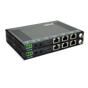 Vivolink VLHDMIEXT422 moltiplicatore AV Trasmettitore e ricevitore AV Nero (HDBaseT Extender kit 100m - . - Warranty: 60M)