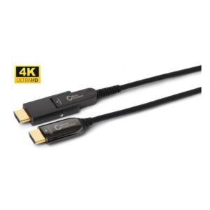 Microconnect HDM191910V2.0DOP cavo HDMI 10 m HDMI tipo A [Standard] Nero (Premium High Speed Active - Optic HDMI 2.0 A-D Cable 10m - With HDMI Type A Adapter 10m Support 4K 60Hz, 18 G/bps, YUV4:4:4, - Warranty: 300M)