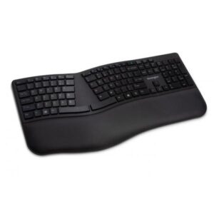 Kensington Pro Fit Ergo tastiera Universale RF senza fili + Bluetooth QWERTY Inglese US Nero (PROFIT ERGO WIRELESS KEYBOARD - US) - Versione Tedesca