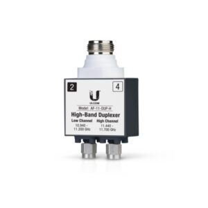 Ubiquiti AF-11-DUP-H adattatore di fibra ottica 1 pz Nero, Argento, Bianco (airFiber 11FX, High Band - Duplexer Accessory - Warranty: 24M)