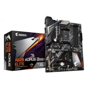 GIGABYTE Scheda madre A520 AORUS ELITE - Supporta CPU AMD Ryzen serie 5000 AM4, VRM digitale puro a 5+3 fasi, fino a 4733MHz DDR4 [OC], PCIe 3.0 x4 M.2, LAN GbE, USB 3.2 Gen2 (MB AMD AM4 A520 A520 AORUS ELIT DDR4 ATX)