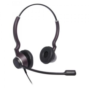 JPL JPL-HAC-2 Auricolare Cablato A Padiglione Ufficio Nero, Viola (JPL HAC2 BINAURAL HEADSET)