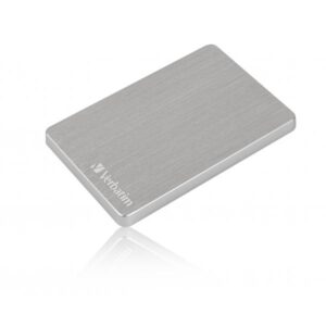 Verbatim Disco rigido portatile Store 'n' Go ALU Slim da 1 TB Argento (1TB Verbatim Store 'n' Go Alu Slim 2.5in USB 3.2 Silver HDD)