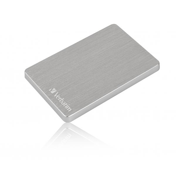 Verbatim Disco rigido portatile Store 'n' Go ALU Slim da 1 TB Argento (1TB Verbatim Store 'n' Go Alu Slim 2.5in USB 3.2 Silver HDD)