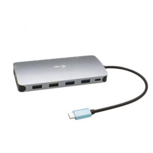 i-tec Metal USB-C Nano 3x Display Docking Station + Power Delivery 100 W (Multiport Apt HDMI DP VGA USB)
