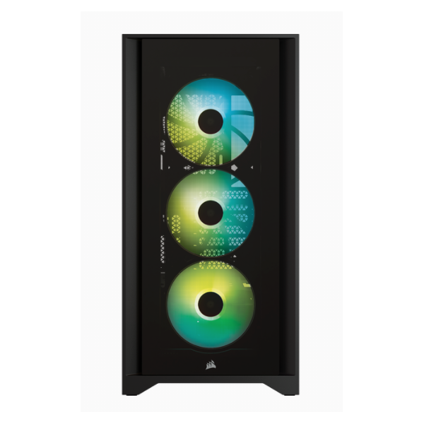 Corsair iCUE 4000X RGB Midi Tower Nero (CORSAIR 4000X RGB BLACK MID CASE)