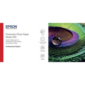 Epson Production Photo Paper Glossy 200 44 x 30m (Epson Production - fotopapir - skinnen)