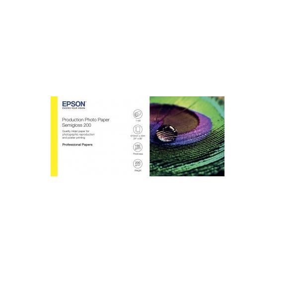 Epson Production Photo Paper Semigloss 200 24 x 30m (PROD PHO PAP SEMIGLOSS-24IN 30M 200)
