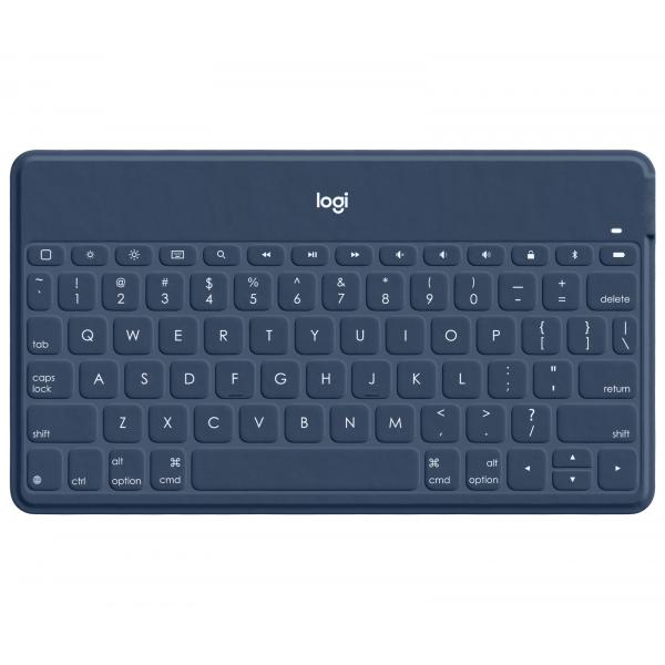Logitech 920-010052 tastiera per dispositivo mobile Norvegese Bluetooth Blu (Logitech Keys-To-Go - tastatur - QWERT)
