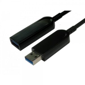 Cables Direct AOCUSB3-EXT025 cavo USB USB 3.2 Gen 1 [3.1 Gen 1] 25 m USB A Nero (25m USB3.0 AOC Extension Cable)