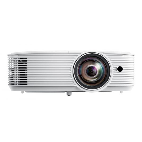 Optoma H117ST Proiettore a corto raggio 3800 ANSI lumen DLP WXGA [1280x800] Compatibilità 3D Bianco (H117ST DLP WXGA 3800 LMN 0.52:1)