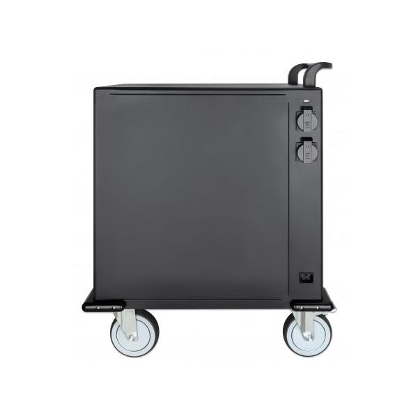 Manhattan 716000 portable device management cart& cabinet Carrello per la gestione dei dispositivi portatili Nero (CHARGING CABINET [X32] 576W- - USB-C PORTS 3A/18W PER PORT)