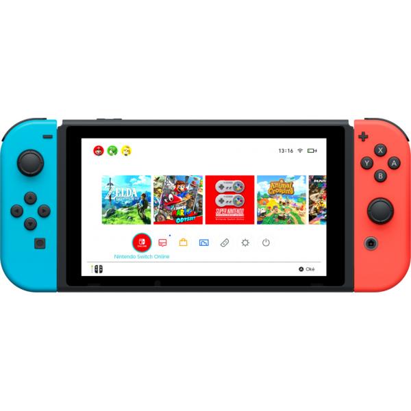 Nintendo Switch Rosso neon/Blu neon, schermo 6,2 pollici (Nintendo Switch with Neon Blue and Neo)