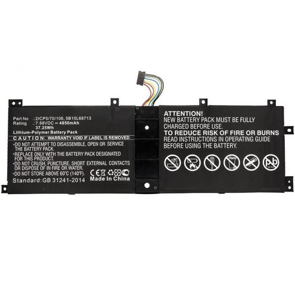 CoreParts MBXLE-BA0224 ricambio per laptop Batteria (Laptop Battery for Lenovo - 37.25Wh Li-Pol 7.68V 4850mAh - 37WH Li-Pol 7.68V 4.85Ah IdeaPad MIIX 510 12ISK, IdeaPad Miix 510-12IKB, - Warranty: 12M)
