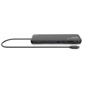 Urban TCD45UF replicatore di porte e docking station per laptop Cablato USB 3.2 Gen 2 [3.1 Gen 2] Type-C Grigio (USB-C DOCKING STATION MULTI - DISPLAY 4K 100W)