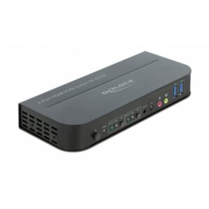 DeLOCK Switch KVM HDMI 4K 60 Hz con USB 3.0 e Audio (Delock HDMI KVM Switch 4K 60 Hz with U)
