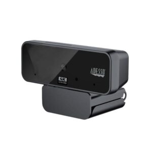 Adesso CyberTrack H6 webcam 8 MP 3880 x 2160 Pixel USB 2.0 Nero (4K [8.0 MP] WEBCAM W/AUTO FOCUS - WEBCAM W/BUILD IN CYBERTRACK H6)