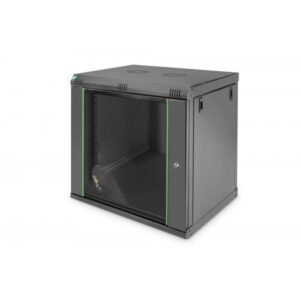 Digitus Alloggiamento a parete Serie Dynamic Basic - 600 x 450 mm [L x P] (WALL MOUNTING CABINET 600X450MM - 12U DYNAMIC 638X600X450MM BLACK)