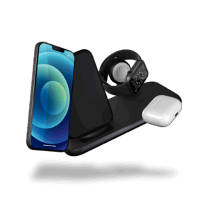 ZENS ZEDC15B/00 Caricabatterie per dispositivi mobili Universale Nero AC, USB Carica wireless Ricarica rapida Interno (ZENS Aluminium Series 4 in 1)