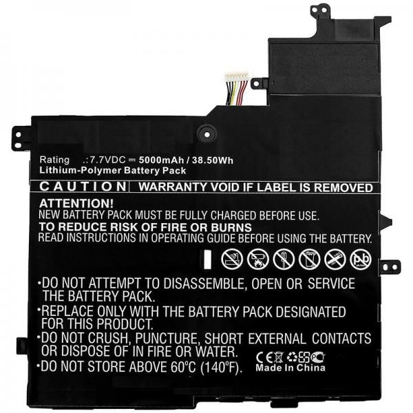 CoreParts MBXAS-BA0188 ricambio per laptop Batteria (Laptop Battery for Asus - 38.50Wh Li-ion 7.7V 5000mAh - 39WH Li-ion 7.7V 5Ah for Asus, K406UA, K406UA-BM141T, K406UA-BM142T - Warranty: 12M)