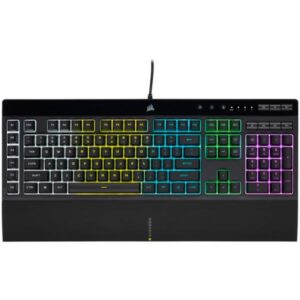 Corsair K55 RGB PRO tastiera Gaming USB QWERTY Inglese UK Nero (K55 RGB PRO MEMBRANE KEYBOARD) - Versione UK