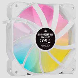 Corsair SP120 RGB ELITE Case per computer Ventilatore 12 cm Bianco 3 pz (CORSAIR iCUE SP120 RGB ELITE - indsats)