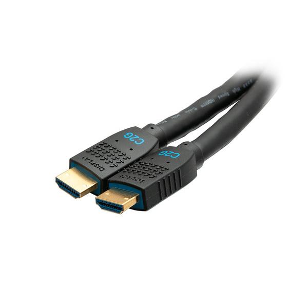 C2G Cavo HDMI® ad alta velocità, attivo e ultra flessibile da 7,6 m della serie Performance - 60 Hz a parete, classificazione CMG [FT4] (C2G 25ft Ultra Flexible 4K Active HDMI)