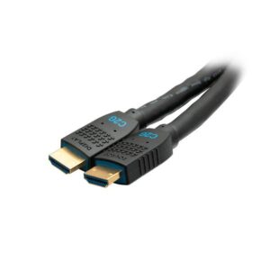 C2G Cavo HDMI® ad alta velocità, attivo e ultra flessibile da 10,7 m della serie Performance - 60 Hz a parete, classificazione CMG [FT4] (C2G 35ft Ultra Flexible 4K Active HDMI)